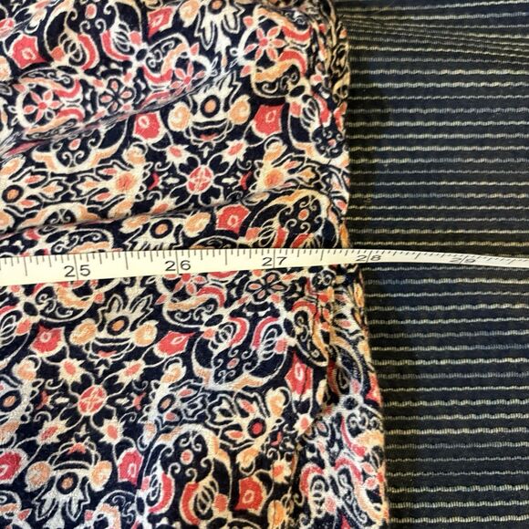 Westport Blouse Women's 1X Boho Floral Long Sleeve Button Front Tunic Top - Picture 15 of 16